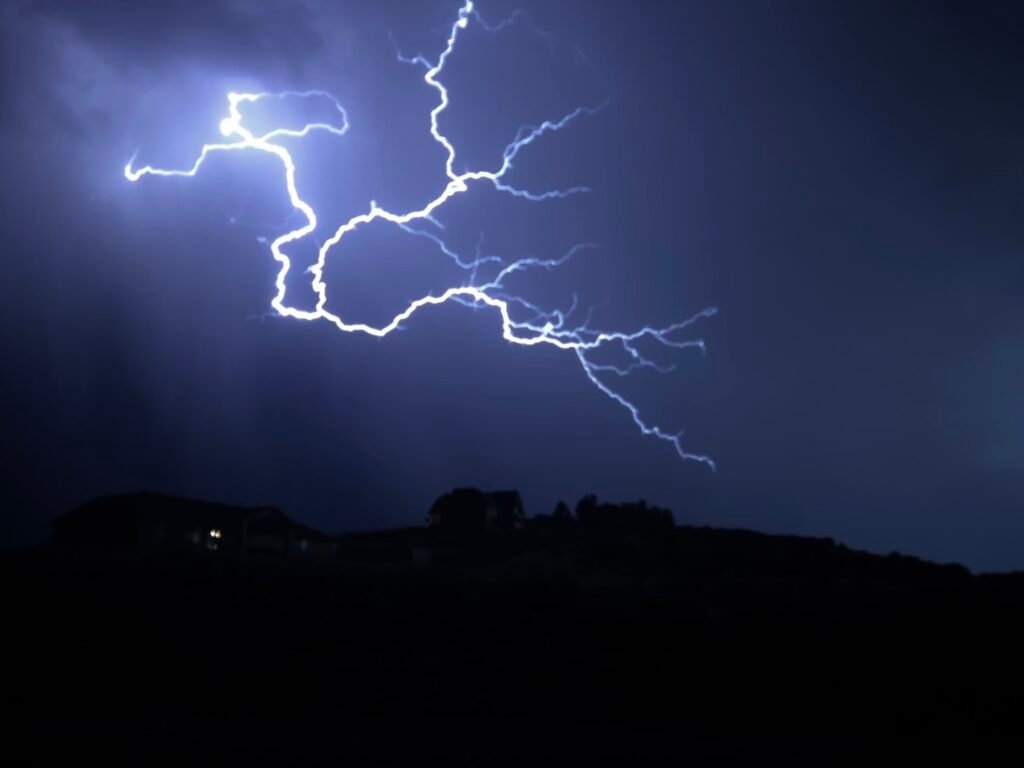 Lightning in Spring Creek